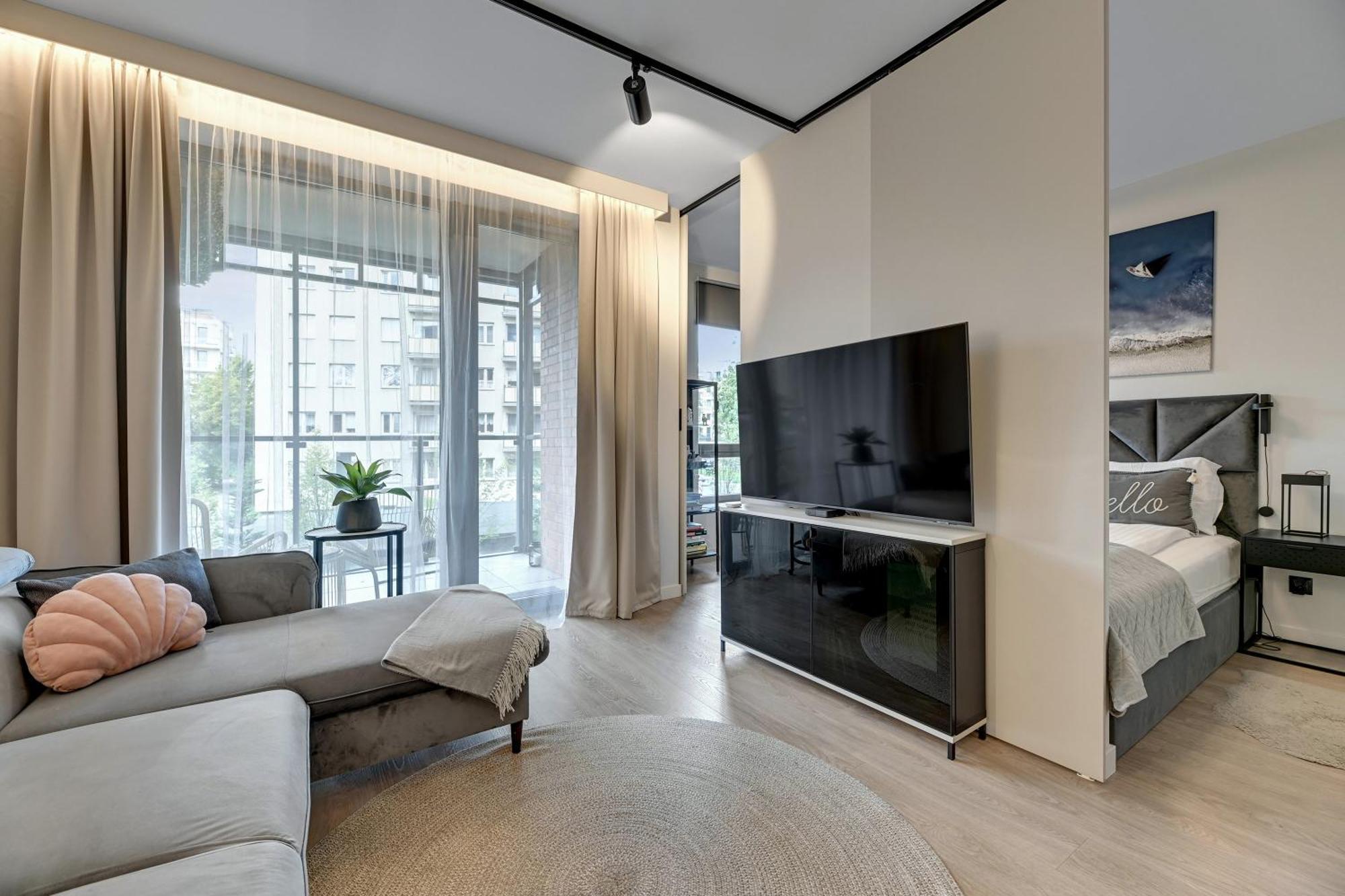Scala City Center Premium Studios By Lion Apartments 格但斯克 外观 照片