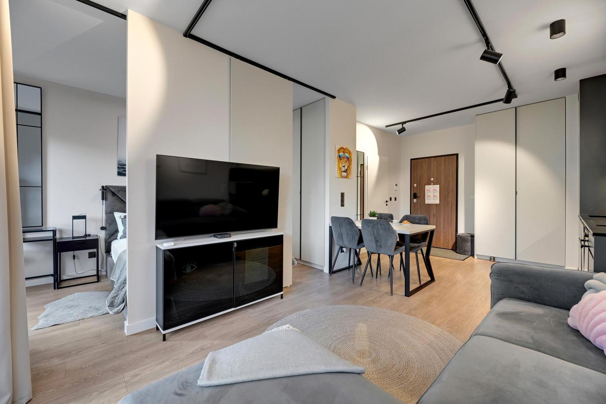 Scala City Center Premium Studios By Lion Apartments 格但斯克 外观 照片