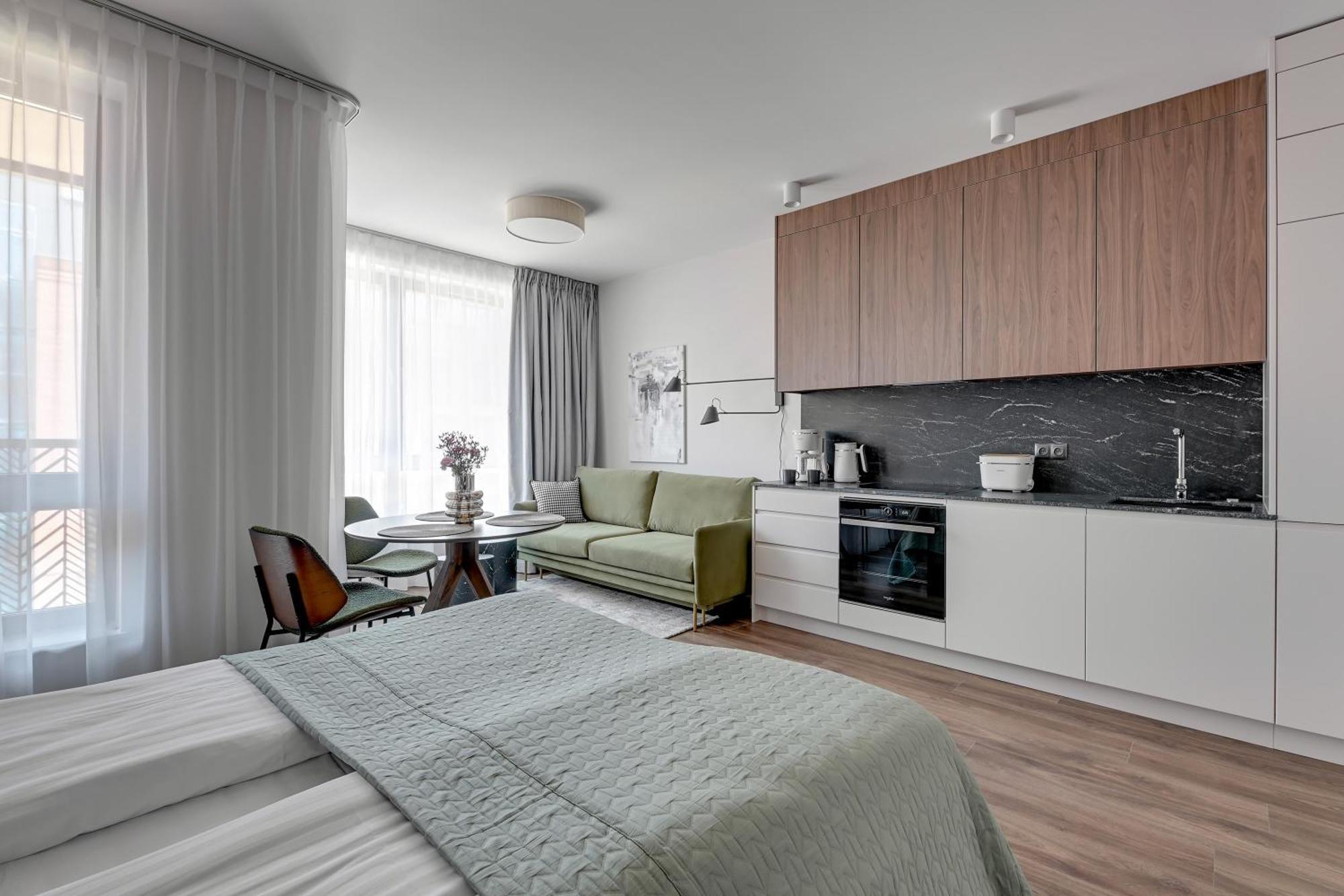 Scala City Center Premium Studios By Lion Apartments 格但斯克 外观 照片