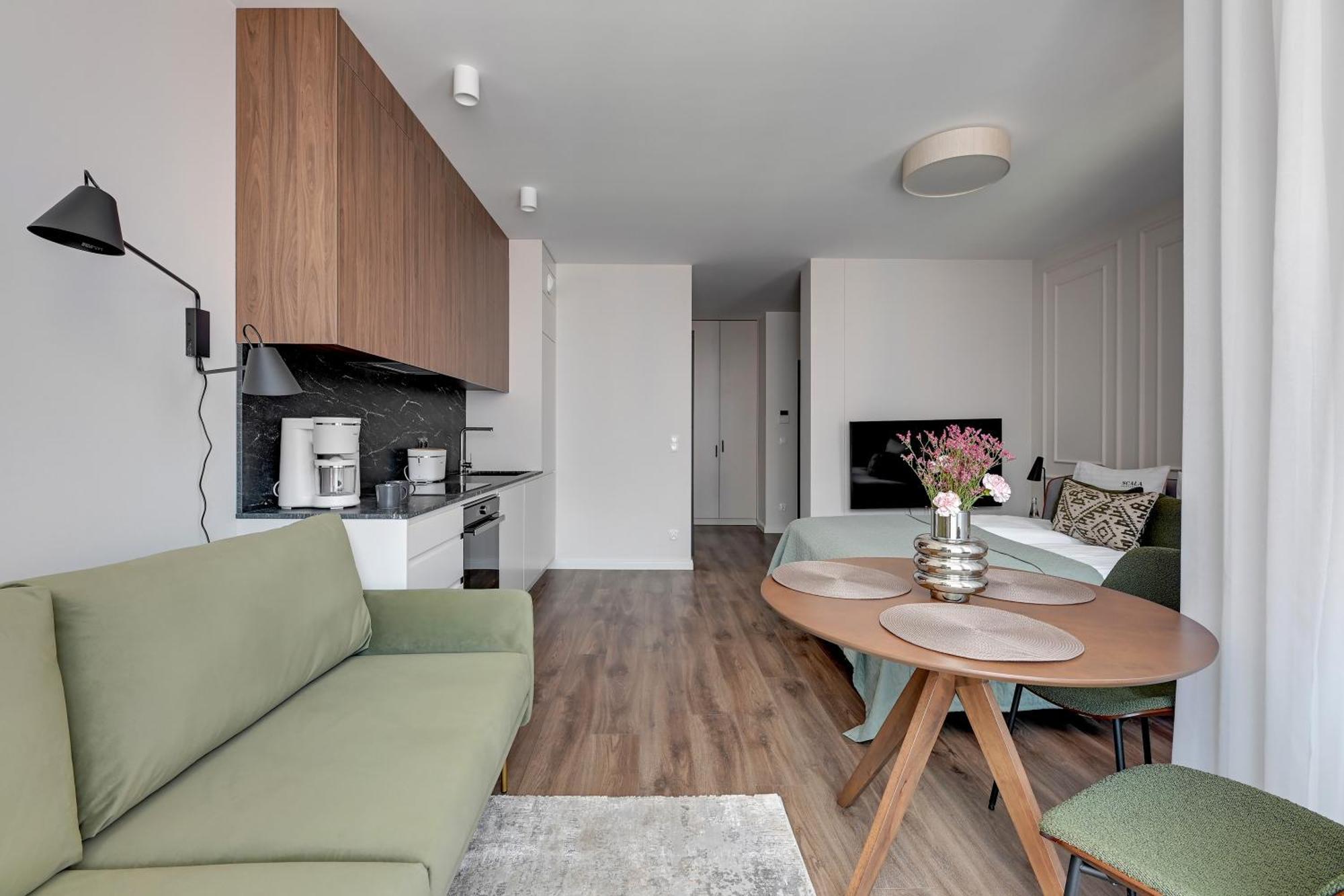 Scala City Center Premium Studios By Lion Apartments 格但斯克 外观 照片