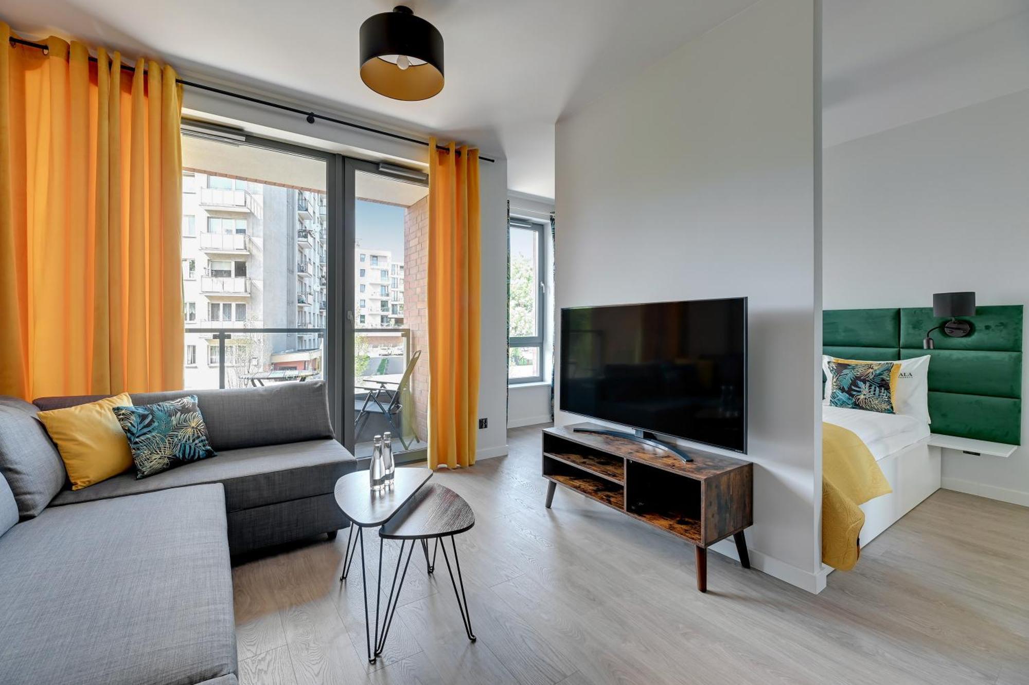 Scala City Center Premium Studios By Lion Apartments 格但斯克 外观 照片